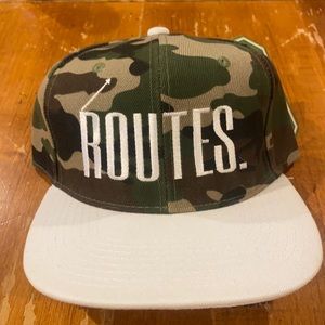 Camo Routes SnapBack Hat